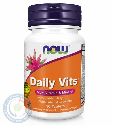 NOW daily vits multi капсули №30