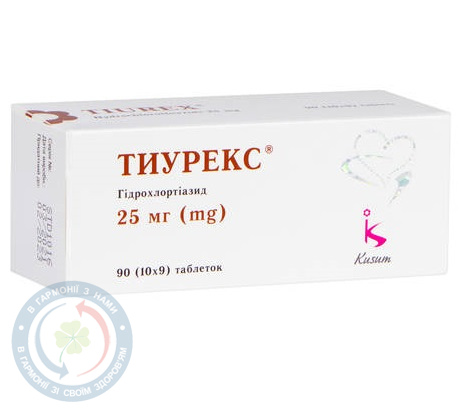 Тиурекс таблетки 25мг №90