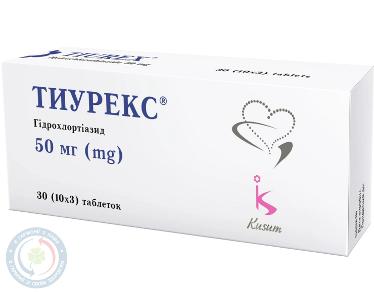 Тиурекс таблетки 50мг №30