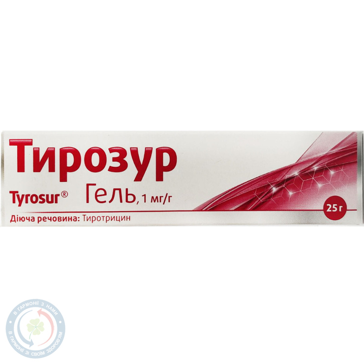Тирозур гель 1мг/г 25,0