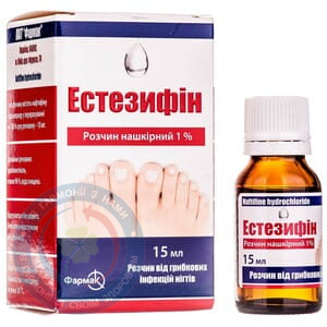 Естезифін розчин нашкір 1% по 25 №1