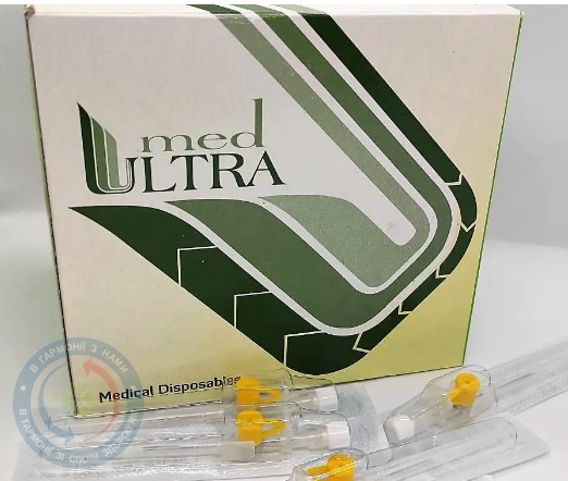 Катетер ULTRAFLON 24G (жовт)