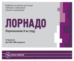 Лорнадо пор. ліофілізований для інєкцій. 8мг №3