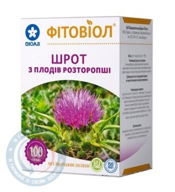 Розторопші плоди (шрот) 100г