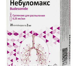 Небуломакс сусп.д/розпил.0,25 мг/мл 2.0 №20
