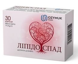 Ліпідоспад капсули 380мг №30