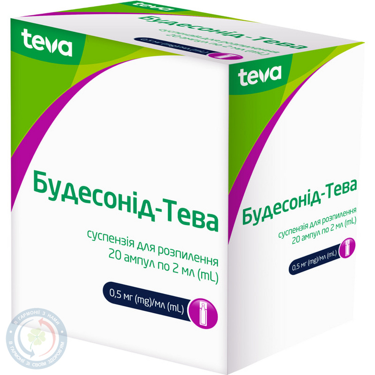 Будесонід-Тева сусп. д/розп. 0,5мг/мл 2мл №20