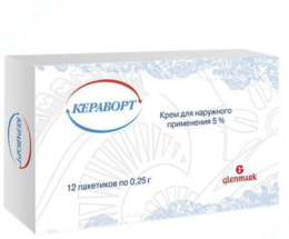 Кераворт крем 5% по 250.0 саше №12