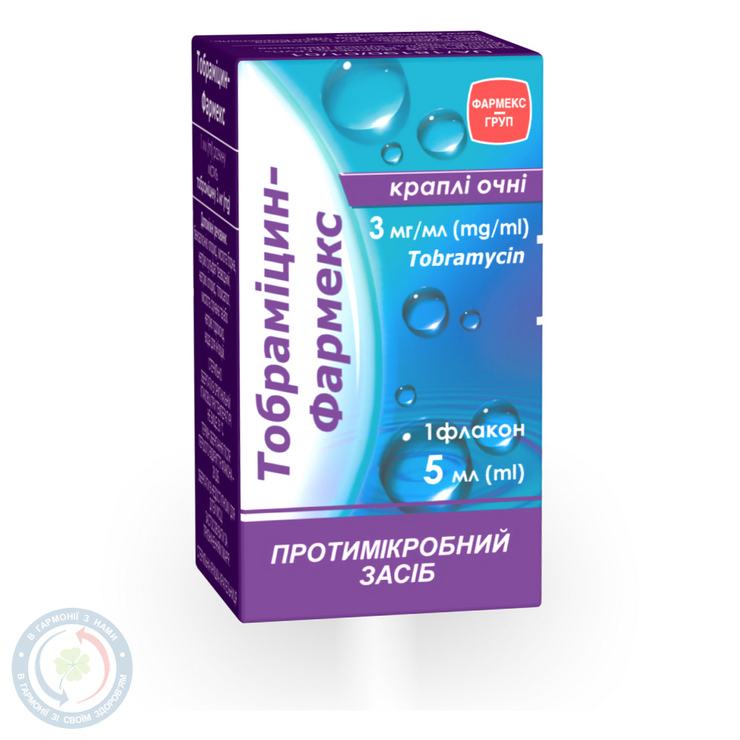 Тобраміцин-Фармекс очні краплі 3мг/мл 5,0