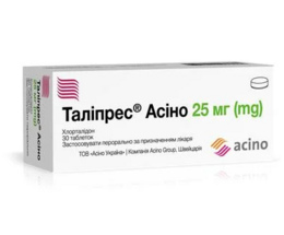 Таліпрес Асіно таблетки 25мг №30
