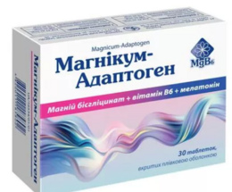 Магнікум-Адаптоген таблетки вкриті оболонкою №30