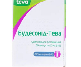 Будесонід-Тева сусп. д/розп. 0,25мг/мл 2мл №20