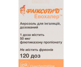 Фліксотид Евохалер аерозоль 50мкг/д 120доз