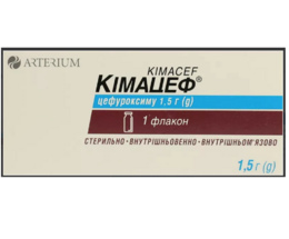 Кімацеф порошок для розчину для ін'єкцій 1,5 №1