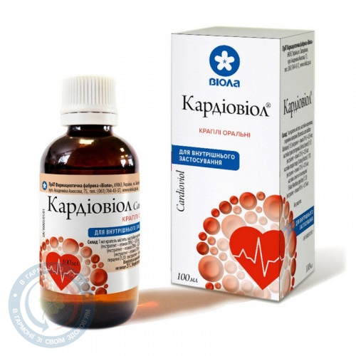 Кардіовіол краплі д/перор.заст. 100,0
