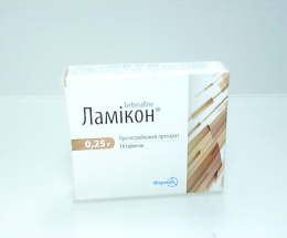 Ламікон таблетки 0,25г №14