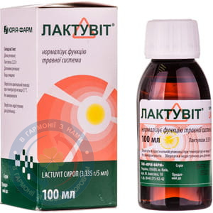 Лактувіт сироп 3,335/5,0 100,0