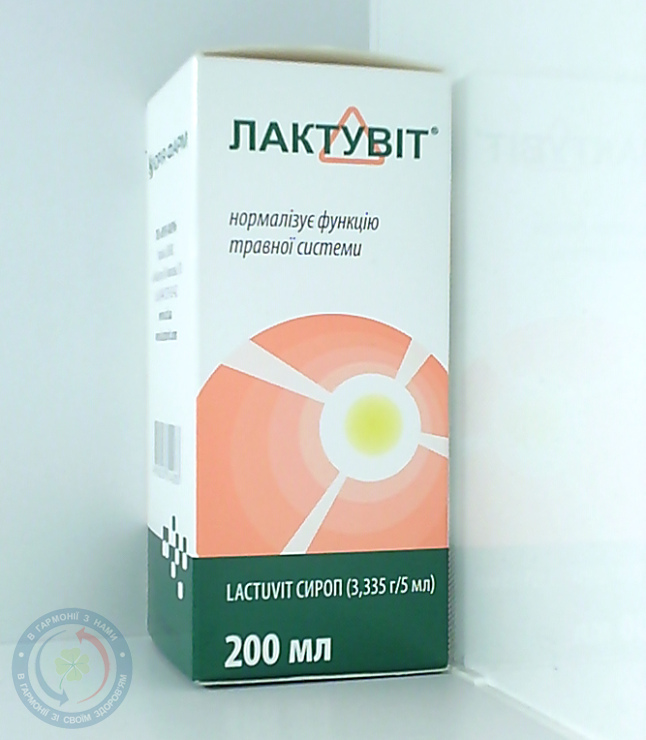 Лактувіт сироп 3,335/5,0 200,0