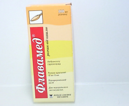 Флавамед розчин від кашлю для перорального застосування 15мг/5мл 100мл