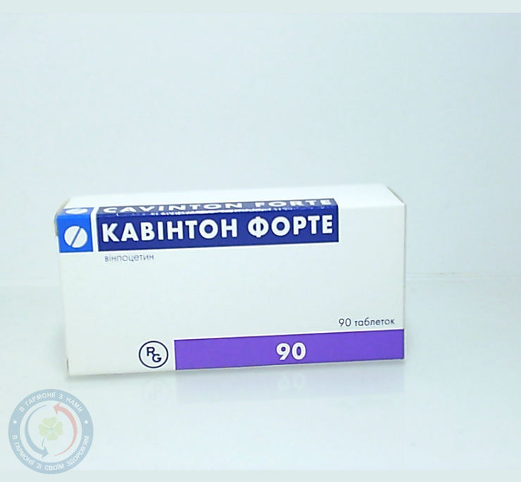 Кавінтон Форте таблетки 10мг №90