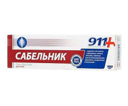 911 Сабельник гель-бальзам для суглобів 100,0