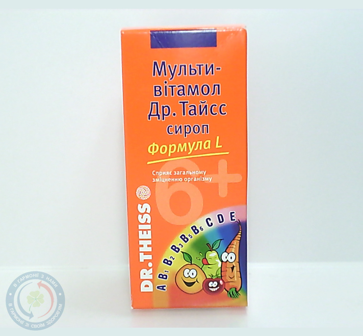 Мультивітамол Др. Тайсс сироп формула L 200,0