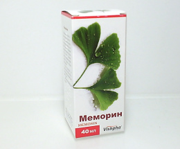Меморин розчин оральний 40мг/мл 40г