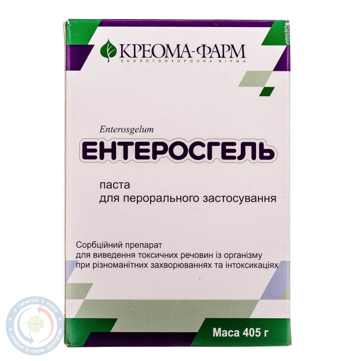 Ентеросгель паста 405г з солод. смаком