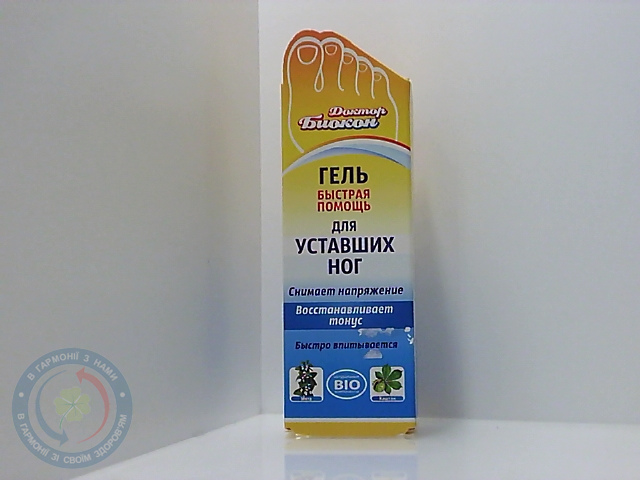 Доктор Біокон Швидка допомога гель д/втомлених ніг 75,0