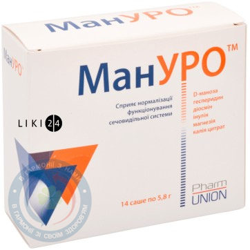 Мануро пор. д/приг. розчину саше 5,8 г №14