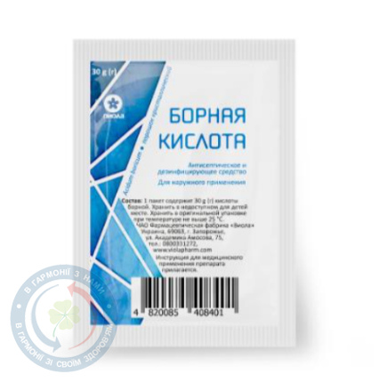 Борна кислота пор. 30г