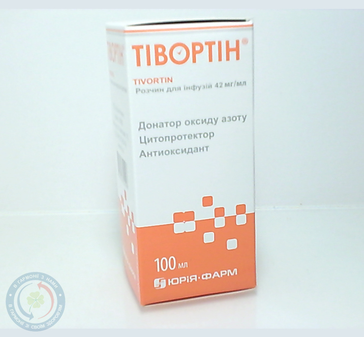 Тівортін розчин для інфузій 4,2% 100мл
