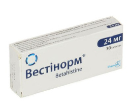 Вестінорм таблетки 24мг №30