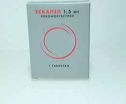 Ескапел таблетки 1,5мг №1