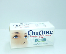 Оптикс таблетки вкриті оболонкою №60