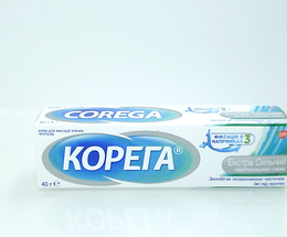 Корега фіксатор д/зубн. прот. крем 40,0 (б/смаку)