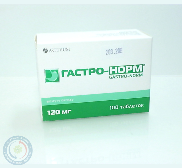 Гастро-норм таблетки 120мг №100