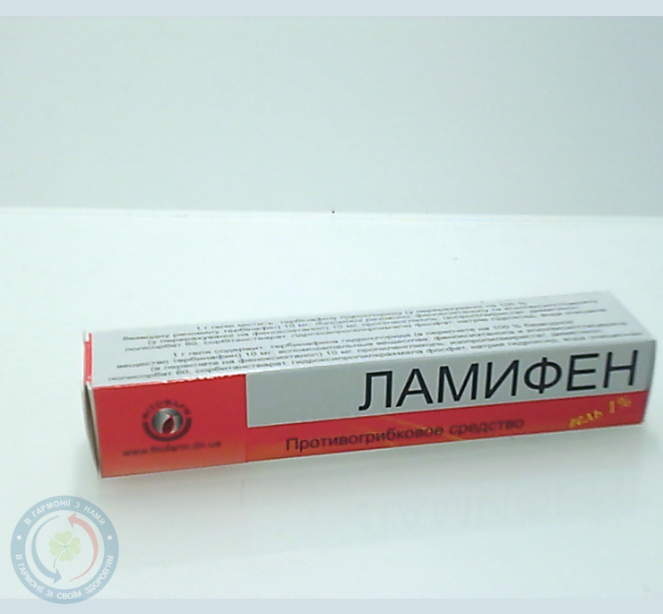 Ламіфен гель 1% 15г