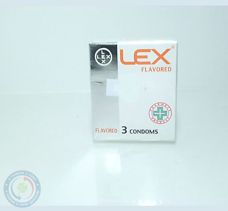 Презерв. Lex аромат.(полуниця) №3