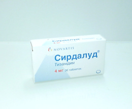Сирдалуд таблетки 4мг №30