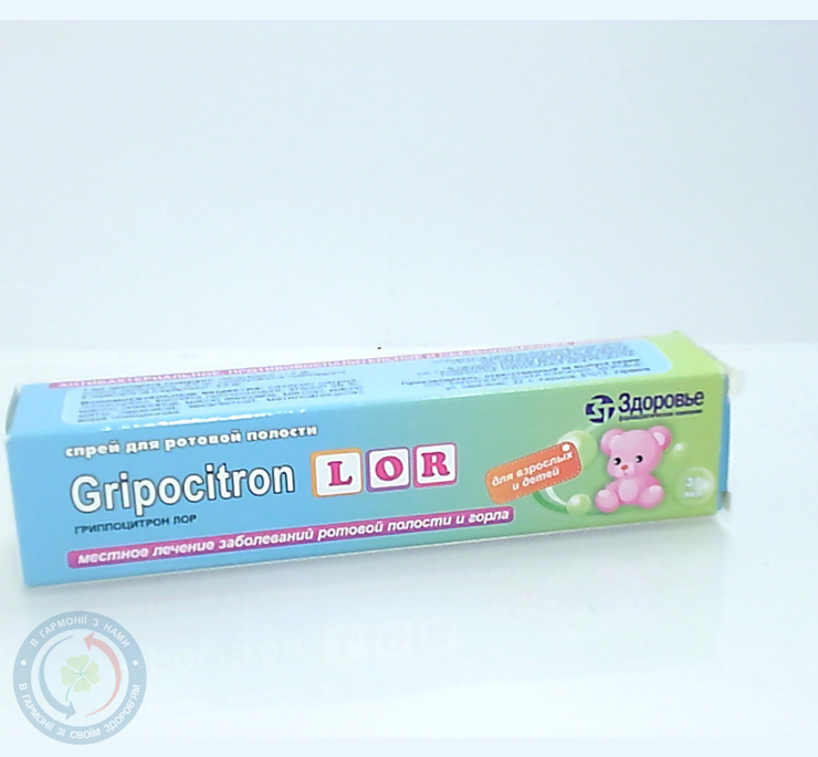 Грипоцитрон ЛОР спрей д/ротов.порожн. 30,0 №1