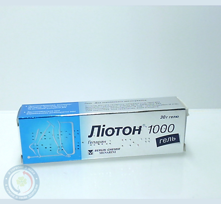 Ліотон 1000 гель 30г