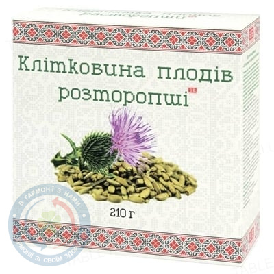 Розторопша плоди подрібнені 100 г №1