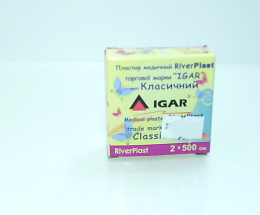 Пластир мед. RiverPlast (бавовняний) 2*500