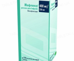 Мофлакса розчин для інфузій 400мг/250мл №1