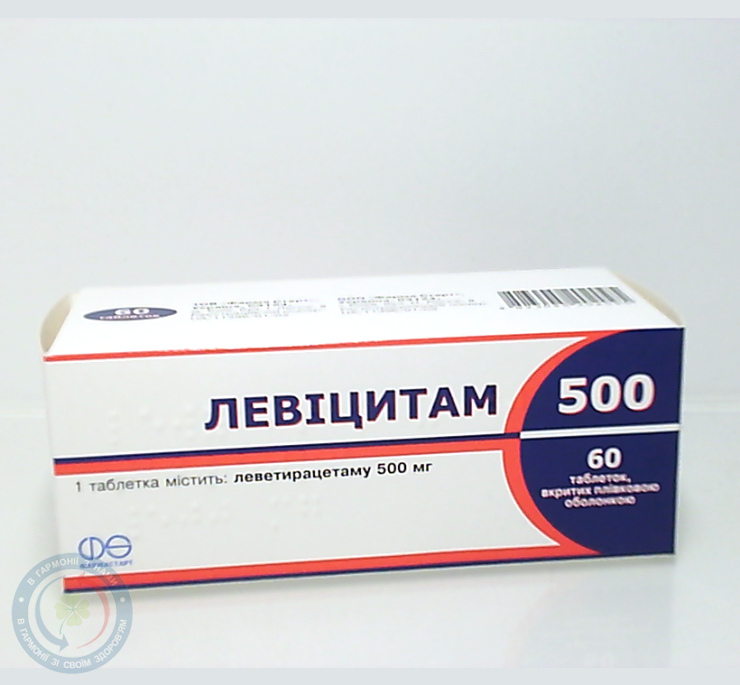 Левіцитам таблетки 500мг №60