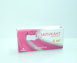 Мілукант таблеткижув. 4мг №28