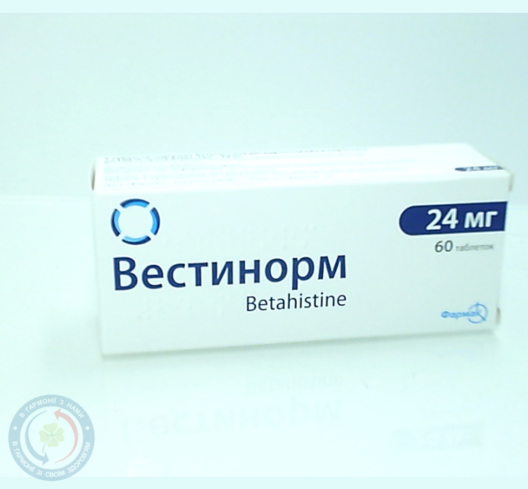 Вестінорм таблетки 24мг №60