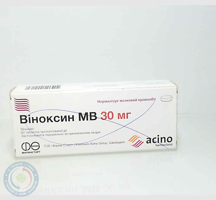 Віноксин МВ таблетки 0,03 №60