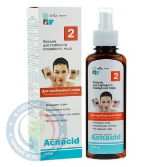 Acnacid лосьон для глибокогоок.очищення лиця 150мл